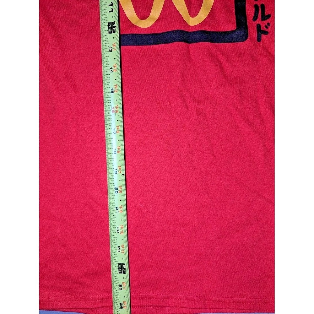 Authentic McDonald's WcDonald's Red Crew Member Small T Shirt - Picture 5 of 9